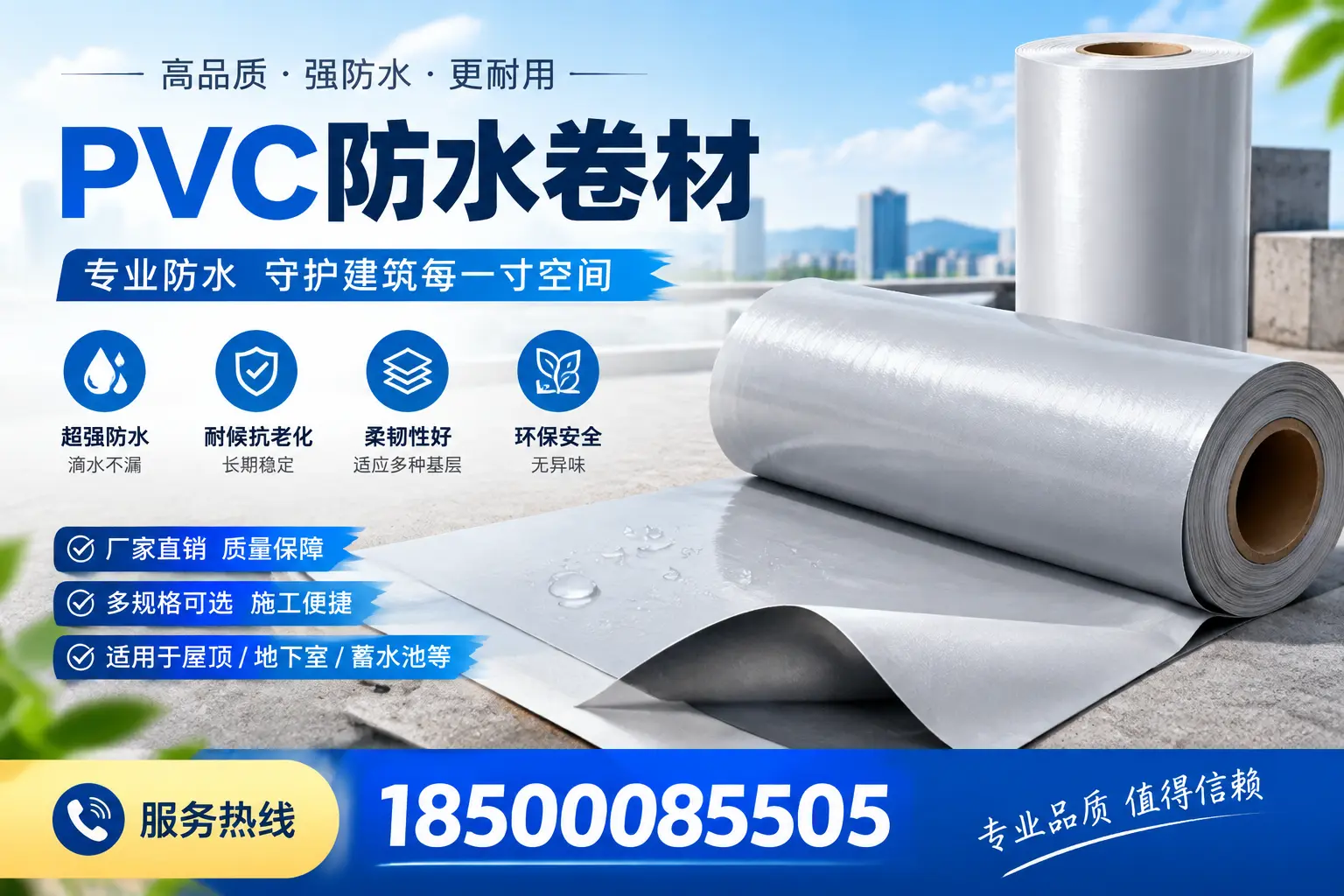 在保定如何合理安排PVC防水卷材的采购计划？
